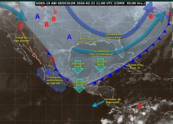 Pronostican rachas de 50 km/h y descenso térmico para hoy en Tamaulipas