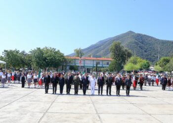 Homenaje a La Bandera de México: Nada puede oponerse a un pueblo unido: Américo Villarreal