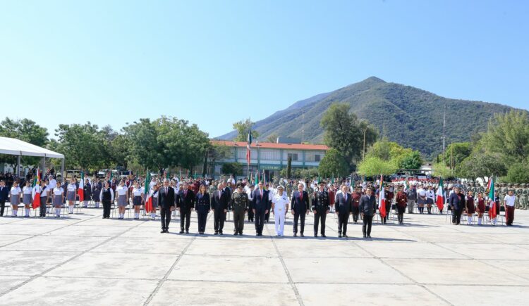 Homenaje a La Bandera de México: Nada puede oponerse a un pueblo unido: Américo Villarreal