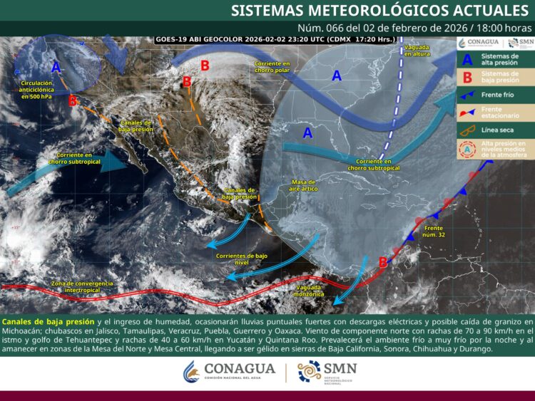 Suben temperaturas este martes; prevén vientos y ligeras lluvias; asoma frente frío 33