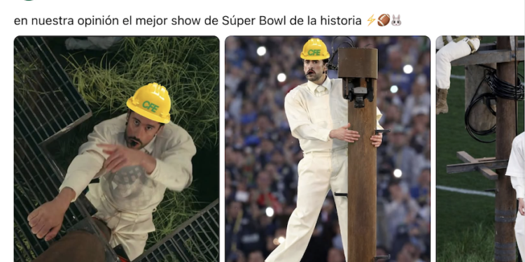 CFE se vuelve tendencia al caracterizar a Bad Bunny