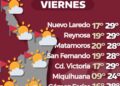 Tamaulipas espera temperaturas de hasta 31°C