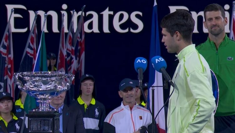 Carlos Alcaraz gana el Abierto de Australia y hace historia ante Djokovic
