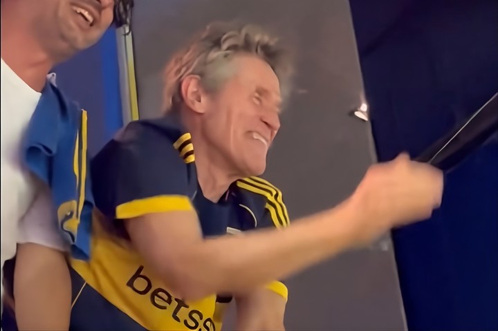 Willem Dafoe en La Bombonera: El festejo viral con Boca Juniors