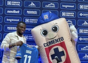 Cruz Azul presenta oficialmente a Christian Ebere como su tercer refuerzo