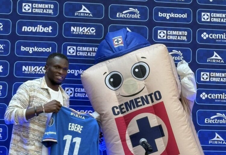 Cruz Azul presenta oficialmente a Christian Ebere como su tercer refuerzo