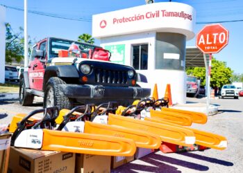 Equipan a Protección Civil Tamaulipas para combatir incendios forestales