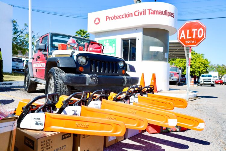 Equipan a Protección Civil Tamaulipas para combatir incendios forestales