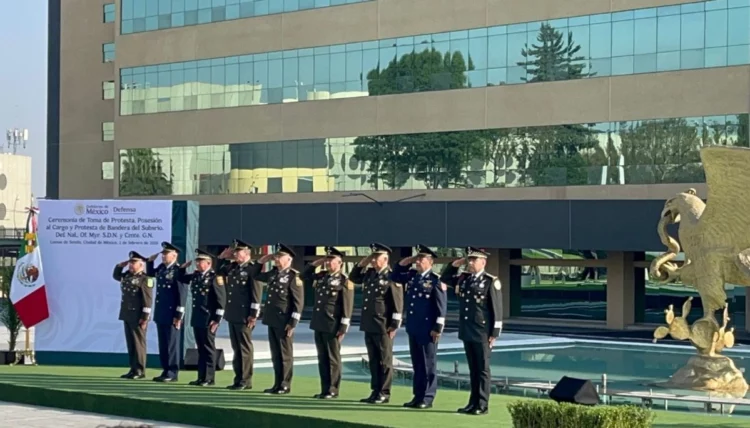 SEDENA renueva cúpula militar: Trevilla Trejo toma protesta a tres nuevos mandos