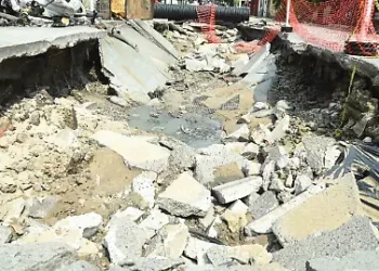 Inyectan 105 millones de pesos para frenar socavones en el sur