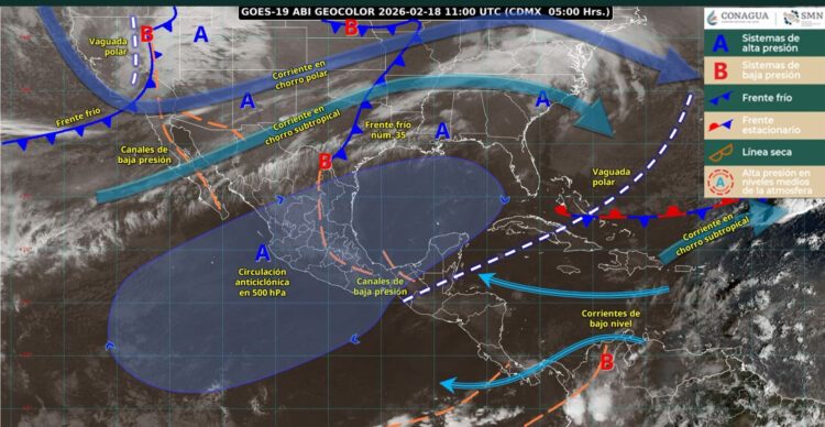 Espera a Tamaulipas un día caluroso