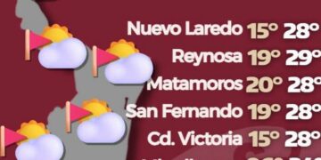 Prevén ambiente cálido y “Surada” en Tamaulipas
