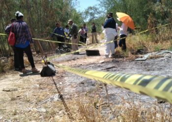 Colectivo localiza restos humanos en fosa cercana a zona militar en Reynosa