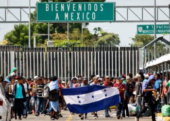 Cae 87 % la detención de migrantes en México