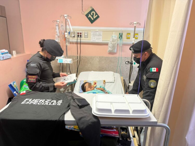 Fuerzas Especiales de la Guardia Estatal cumplen sueño de niño con cáncer