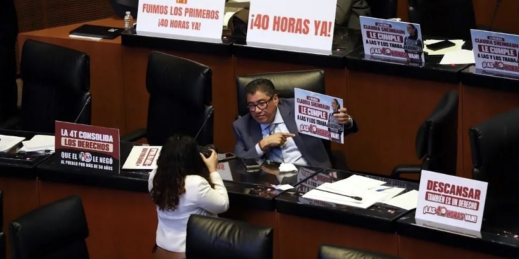 Senado avala jornada laboral de 40 horas
