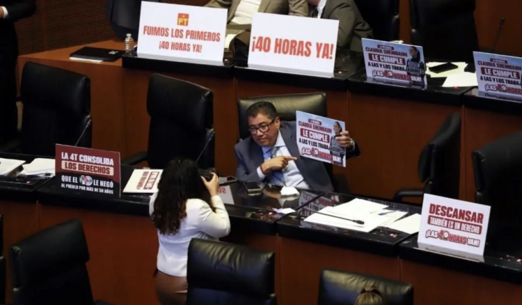 Senado avala jornada laboral de 40 horas