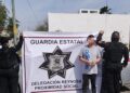 Tras perseución, Guardia Estatal asegura vehículo robado