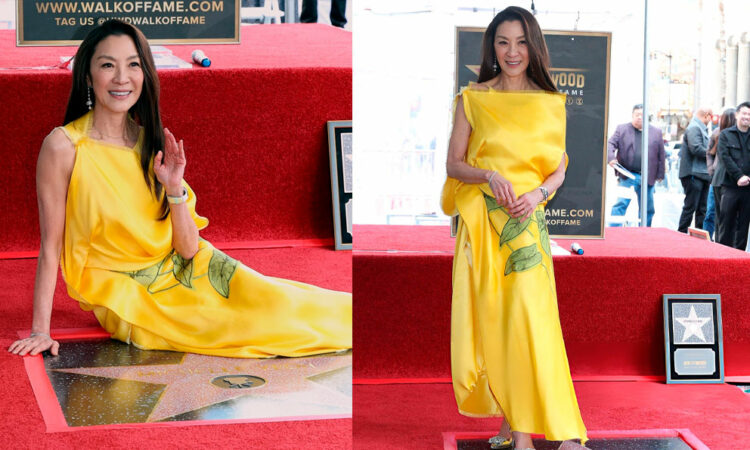 De la Berlinale a Hollywood: Michelle Yeoh recibe estrella rodeada de directores ganadores del Óscar