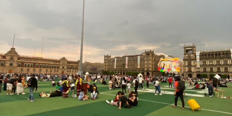 Visten al Zócalo del Mundial de Fútbol