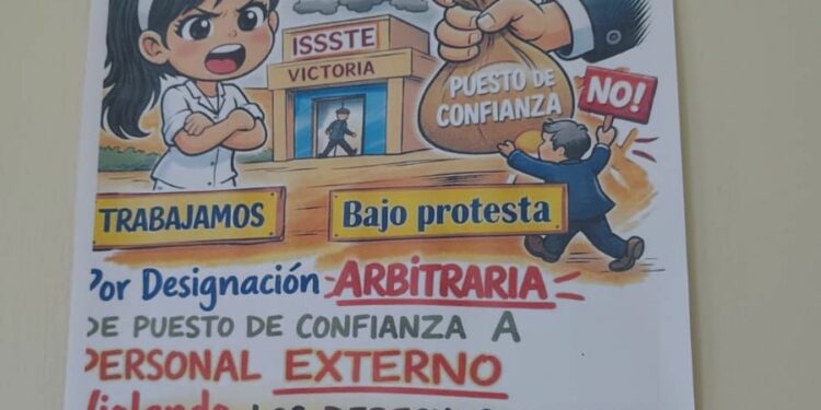 Conflicto laboral en ISSSTE Victoria escala con cierres de áreas