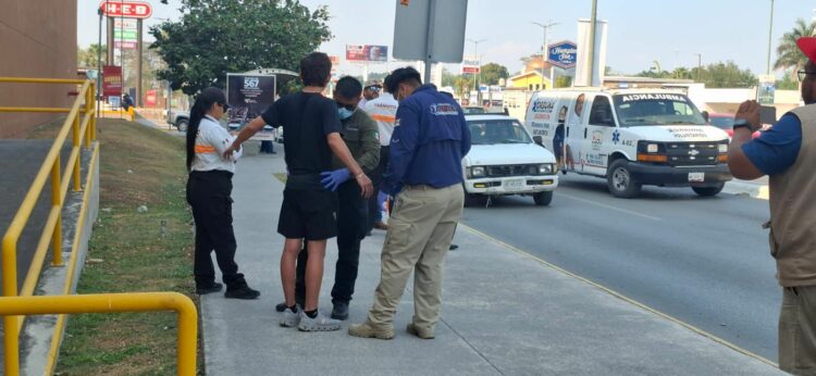 Dos heridos tras fuerte choque en Bulevar Tamaulipas