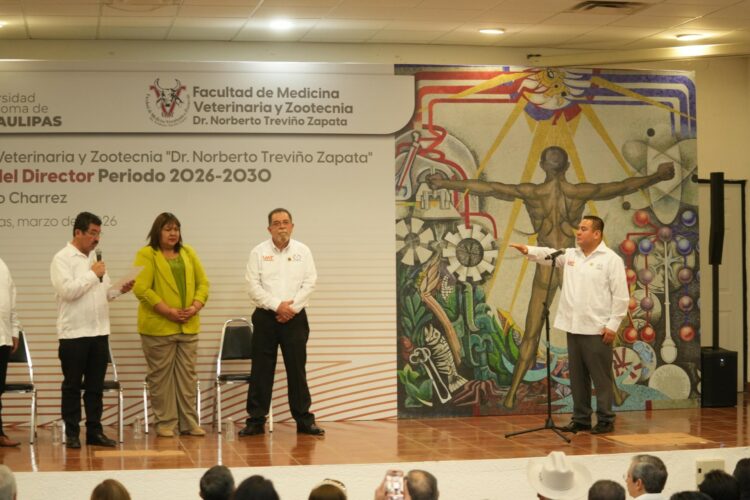 Rinde protesta Octavio Merino Charrez como director de la Facultad de Medicina Veterinaria y Zootecnia UAT