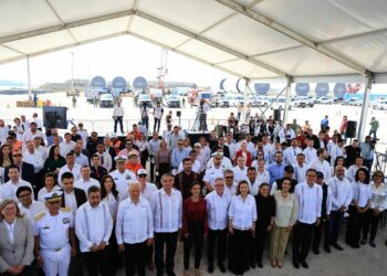 Director General de PEMEX destaca potencial energético de Tamaulipas: arranca Campo Trión en Altamira