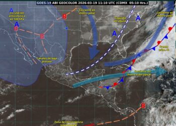 Clima hoy: lluvias y humedad para Tamaulipas
