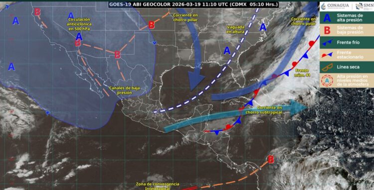 Clima hoy: lluvias y humedad para Tamaulipas
