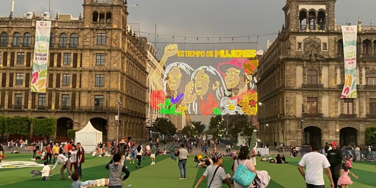 Visten al Zócalo del Mundial de Fútbol