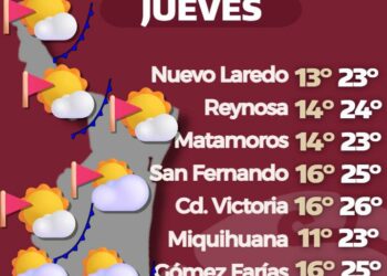 Baja temperatura por frente frío 40