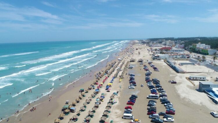 Playa Miramar de Cd. Madero, Tamaulipas con validez sanitaria para recibir al turismo de Semana Santa 2026