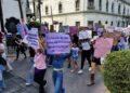 Marchan mujeres exigiendo respeto a sus derechos