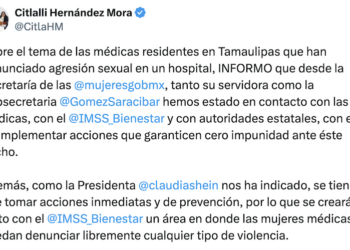 Gobierno Federal toma caso de abuso a doctoras