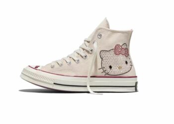 Converse lanza edición limitada de los Chuck 70 en colaboración con Hello Kitty y Swarovski