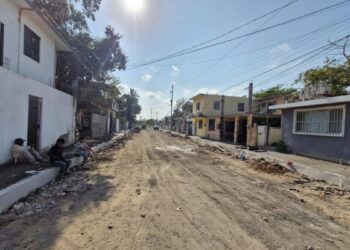 Gobierno y DIF Tamaulipas desarrollan obras viales a través del programa Lazos del Bienestar