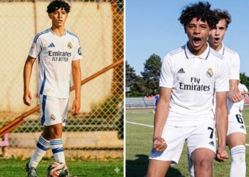 Cristiano Ronaldo Jr. se prepara con la cantera del Real Madrid