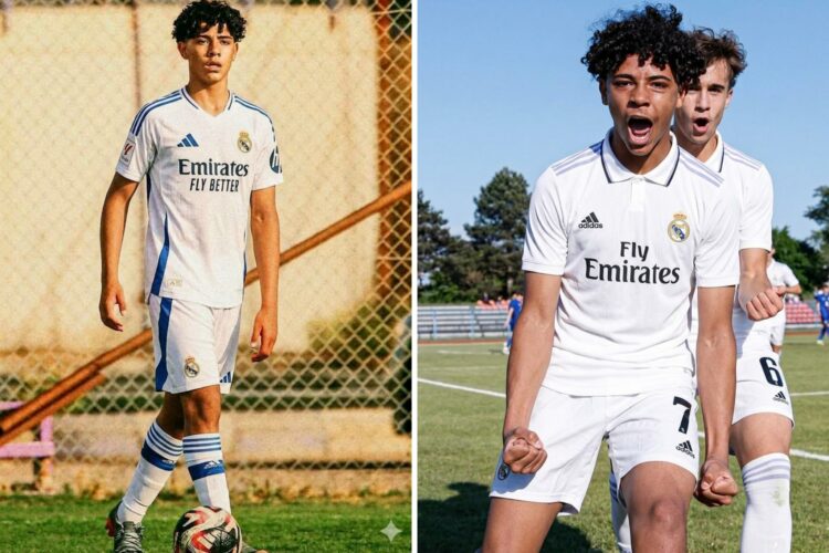 Cristiano Ronaldo Jr. se prepara con la cantera del Real Madrid