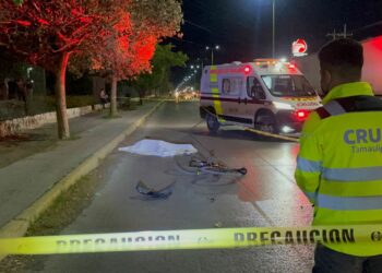 Ciclista fallece atropellado en Eje Vial Lázaro Cárdenas