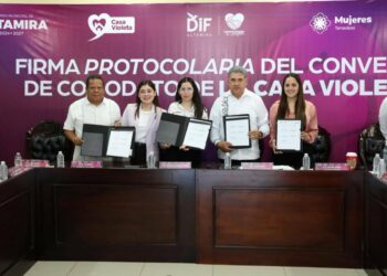 Marcia Benavides y Armando Martínez formalizan Casa Violeta