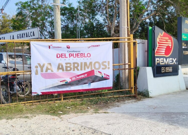 Tamaulipas inaugura Gasolinera del Pueblo en Soto la Marina