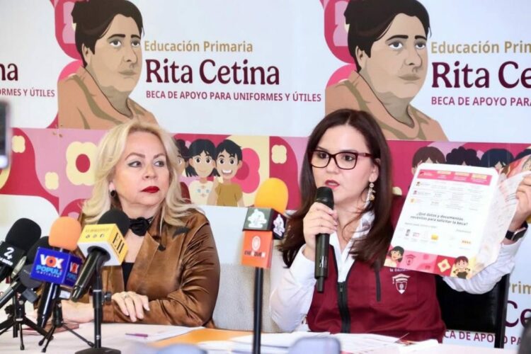 Garantizan acceso universal a la Beca Rita Cetina con módulos de inscripción en escuelas de Tamaulipas
