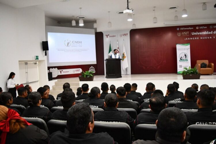 Recibe Guardia Estatal capacitación intensiva en derechos humanos