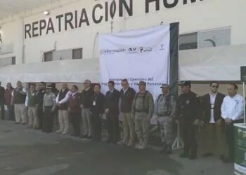 Participa Guardia Estatal en banderazo de operativo “Heroínas y Héroes Paisanos” en Nuevo Laredo