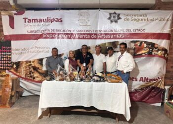Impulsan reinserción social con artesanías de PPLs en la Fiesta de Abril Tampico 2026