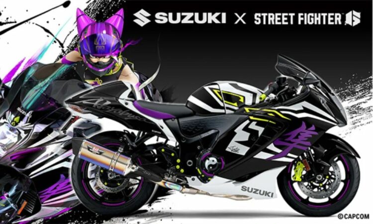 De los videojuegos a la pista: Así es la nueva Suzuki Hayabusa de Juri Han