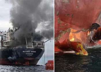 Atacan cuatro buques en el estrecho de Ormuz