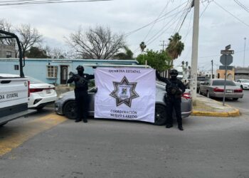 Aseguran en Nuevo Laredo auto robado