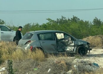 Choque deja a dos mujeres heridas